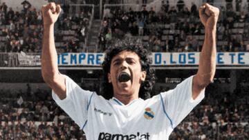 Los 38 goles de Hugo Sánchez a un solo toque con el Real Madrid