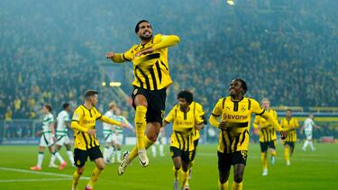 El Dortmund goleó al Celtic (7-1) gracias a un estelar Adeyemi, que anotó un hat-trick en la primera mitad. Guirassy y Emre Can, ambos desde el punto de penalti, completaron la manita del equipo alemán antes del descanso. El equipo escocés, que goleó en la primera jornada al Slovan Bratislava, solo compitió durante los primeros minutos, cuando Maeda llegó a empatar el tanto inicial de Can.