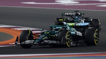 Fernando Alonso (Aston Martin AMR25). Losail, Qatar. F1 2025.