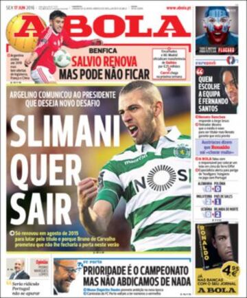 Portadas de la prensa mundial