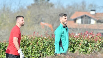 20/02/25 ENTRENAMIENTO ATHLETIC DE BILBAO YERAY UNAI SIMON