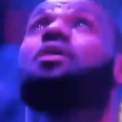 Las cámaras 'cazaron' a LeBron totalmente hundido cuando pensó que no le miraban