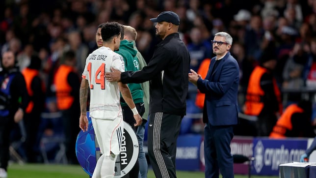 Kompany habría hablado con Lorenzo para cuidar a Luis Díaz