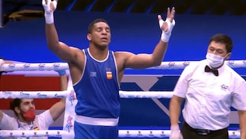 Enmanuel Reyes Pla tras asegurarse medalla en el Mundial de Serbia.