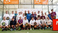 Leyendas del Clásico se enfrentan en un partido de padel