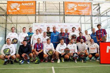 Exjugadores de Madrid y Barça se reunieron en el habitual torneo preClásico de padel organizado por ‘Nacex’.