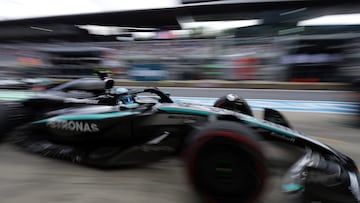 George Russell (Mercedes W16). Spielberg, Austria. F1 2025.