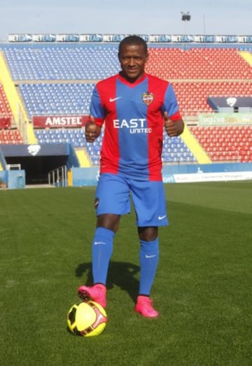 MAURICIO CUERO  jugador colombiano procedente de La Equidad se ha convertido en el fichaje más caro de la historia del Levante 