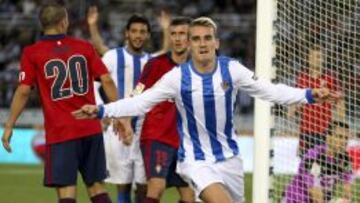 La Real mata a Osasuna a balón parado antes del United