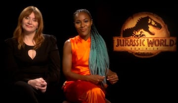 Bryce Dallas Howard y Dewanda Wise durante la entrevista con MeriStation.