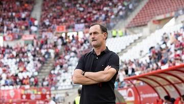 Etxeberria, en el duelo ante la UD Ibiza.