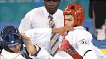 <b>CUARTO. </b>Juan Ramos, ayer ante el filipino Go.