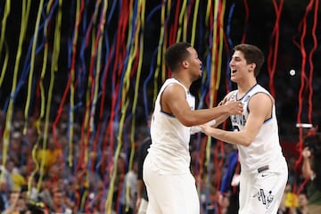 Colin Gillespie y Jalen Brunson. 