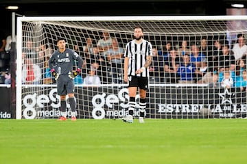 Sipcic, en la dura derrota ante el Deportivo.