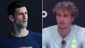 La petición de Zverev al mundo del tenis a cuenta del caso Djokovic