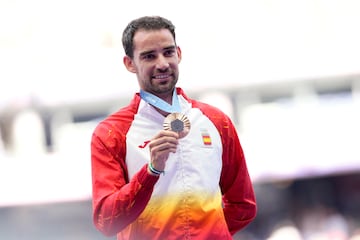 Álvaro Martín consiguió el bronce en los 20 kilómetros marcha y suma la segunda medalla para España en estos Juegos Olímpicos de París.