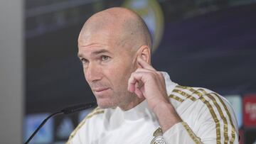 31/01/20 RUEDA DE PRENSA DE ZIDANE REAL MADRID