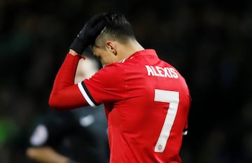 Soccer Football - FA Cup Fourth Round - Yeovil Town vs Manchester United - Huish Park, Yeovil, Britain - January 26, 2018   Manchester United’s Alexis Sanchez    Action Images via Reuters/Paul Childs