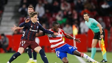 19/01/26 PARTIDO SEGUNDA DIVISION
GRANADA - EIBAR
Corpas (SD Eibar) y Baila Diallo (Granada CF)