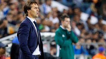 Julen Lopetegui, durante el partido contra Israel.