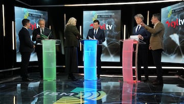Los tres candidatos a la Presidencia de la Junta de Castilla y León junto a sus equipos antes del segundo debate para las elecciones autonómicas en Castilla y León, a 10 de marzo de 2026, en Valladolid, Castilla y León (España). El segundo debate electoral de Castilla y León está organizado por CyLTV y moderado por los periodistas María Núñez y Antonio Renedo. El debate cuenta con cuatro bloques temáticos: medioambiente, servicios públicos, economía y regeneración democrática.
10 MARZO 2026;DEBATE;CAMPAÑA ELECTORAL;ELECCIONES;
Photogenic/Claudia Alba / Europa Press
10/03/2026