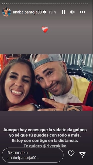 El mensaje de nimo de Anabel Pantoja a Kiko Rivera