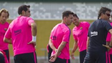 Entrenamiento del Barcelona