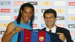 "Estábamos a punto de anunciar a Ronaldinho y de darle dorsal, pero eligió al Barcelona"