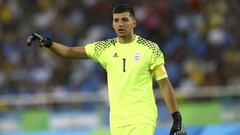 Rulli con la selección olímpica argentina.