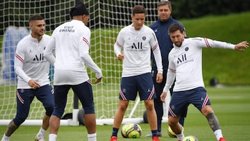 Lionel Messi, Ander Herrera e Icardi.