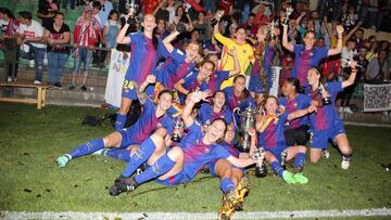 El Barcelona, vigente campeón de la Copa de la Reina.