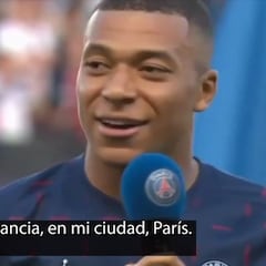 El momento en el que Mbappé justifica su decisión de renovar