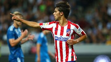 Joao Félix, en el Atlético-Juventus de la ICC.
