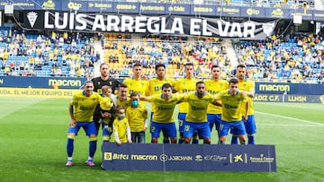 Once titular del Cádiz CF ante el Celta de Vigo en LaLiga Santander.