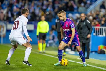 Franquesa, en el partido ante el Eibar.