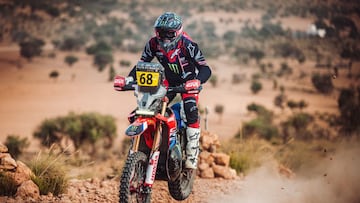 Tosha Schareina, en el Rally de Marruecos.