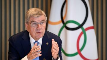 Olympics chief Thomas Bach criticized reactions of governments to the IOC’s call to allow Russian and Belarusian athletes compete in international sports.