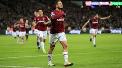 Las rachas goleadoras de Chicharito en ligas europeas