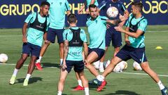 Entrenamiento del C&aacute;diz.