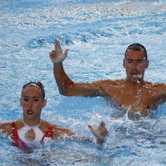 La complicidad del dúo mixto español vale un quinto puesto