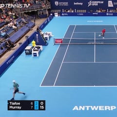 La leyenda de Murray se agiganta: vean el que es muy posiblemente el punto del año