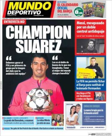 Portadas de la prensa deportiva