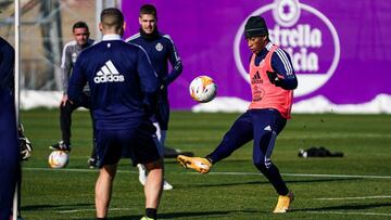 Gonzalo Plata se volvió a entrenar con sus compañeros en los Anexos de Zorrilla.