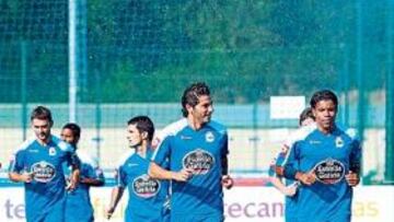 <b>FALTÓ UNO. </b>En el entrenamiento de ayer por la tarde tampoco estuvo Ángel Lafita.