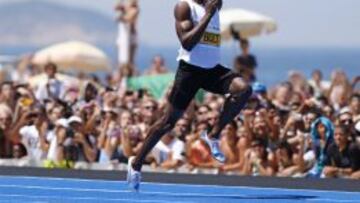 Bolt venci&oacute; en su debut con apuros y una marca discreta