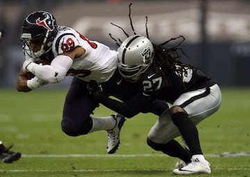 La crónica en imágenes del Texans-Raiders en el Azteca