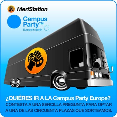 El Bus MeriStation: 50 plazas para asistir gratis a la Campus Party Europe