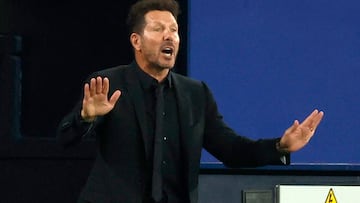 Soccer Football - LaLiga - Osasuna v Atletico Madrid - El Sadar Stadium, Pamplona, Spain - September 28, 2023 Atletico Madrid coach Diego Simeone REUTERS/Vincent West