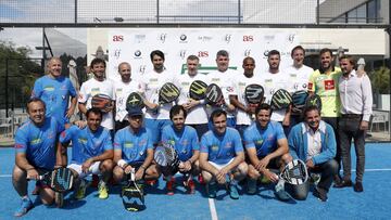 06/06/18 TORNEO DE PADEL ENTRE FUTBOLISTA VETERANOS Y TENISTAS VETERANOS DESAFIO FUTBOL CONTRA TENIS PEPO CLAVET Y RUBEN DE LA RED CAMPEONES
FOTO FAMILIA