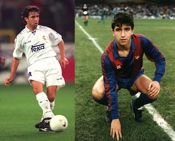  El 30 de julio de 1990 Luis Milla posó por primera vez con la camiseta blanca sobre el césped del Santiago Bernabéu después de hacer efectiva la cláusula de rescisión de su contrato para desvincularse del Barcelona y fichar por el Real Madrid. 